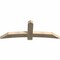 Ekena Millwork Bellingham Rough Sawn Timber Gable Bracket, Douglas Fir, 72"W x 27"H x 4"D x 6"F, 9/12 Pitch GBW072X27X0406BEL00RDF - alternate 3